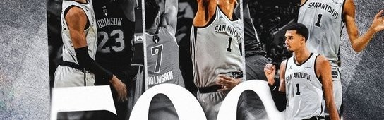 文班亚马生涯盖帽数达到500 历史第二年轻&amp;143场历史第四快