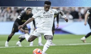 皇马谁当主罚点球？姆巴佩点球9中7、维尼修斯6中4、贝林3中2